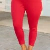 Business Lady Pants, Red -VogueBabe Store BusinessLadyPants Red 5547