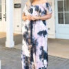 By The Boardwalk Maxi Dress, Mauve Ocean Tie Dye -VogueBabe Store ByTheBoardwalkMaxiDress MauveOceanTieDye 0287