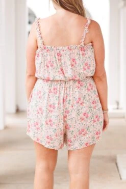 Can't Be True Romper, Blush -VogueBabe Store Can tBeTrueRomper Blush 1