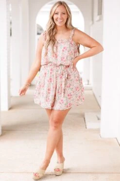 Can't Be True Romper, Blush -VogueBabe Store Can tBeTrueRomper Blush 5