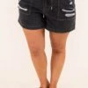 Catch The Tide Shorts, Black -VogueBabe Store CatchTheTideShorts Black