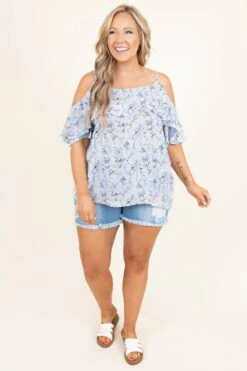 Changing Paths Shorts, Medium Wash -VogueBabe Store ChangingPathsShorts MediumWash 9903