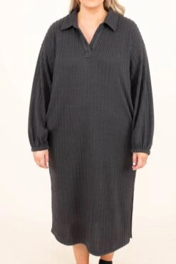 Chill Angel Dress, Charcoal -VogueBabe Store ChillAngelDress Charcoal 5762