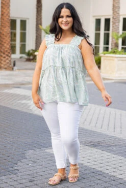 Cool It Now Top, Seafoam 10 Cool It Now Top, Seafoam -VogueBabe Store CoolItNowTop Seafoam 3313