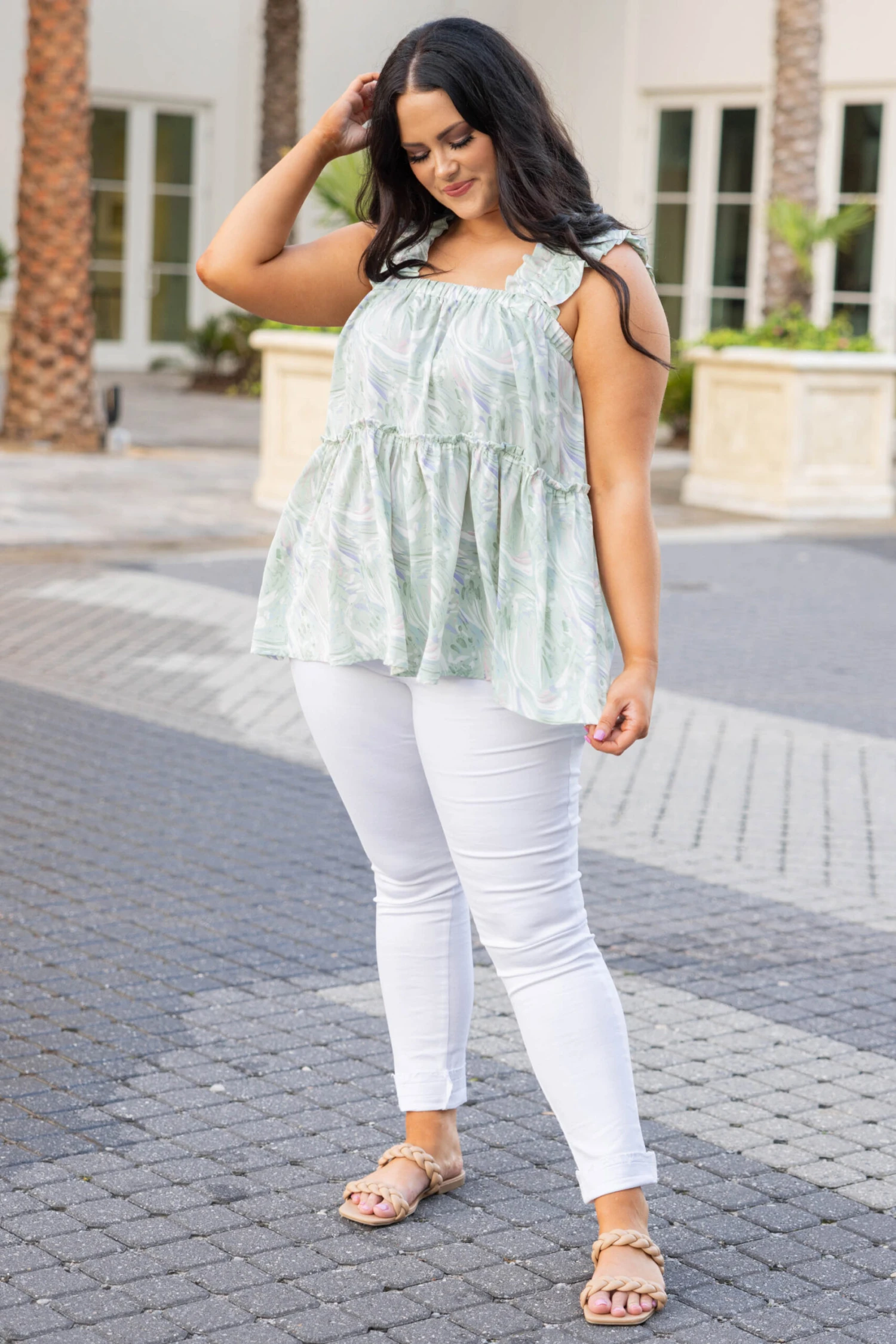 Cool It Now Top, Seafoam 4 Cool It Now Top, Seafoam - Image 2