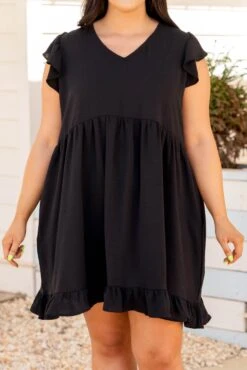 Cozy Cabana Dress, Black -VogueBabe Store CozyCabanaDress Black 0902