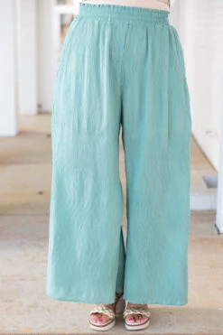 Cute And Comfortable Pants, Sage -VogueBabe Store CuteAndComfortablePants Sage 1415