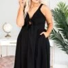 Effortlessly Elegant Dress, Black -VogueBabe Store DSC0001ed