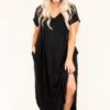 Crossroad Ahead Dress, Black