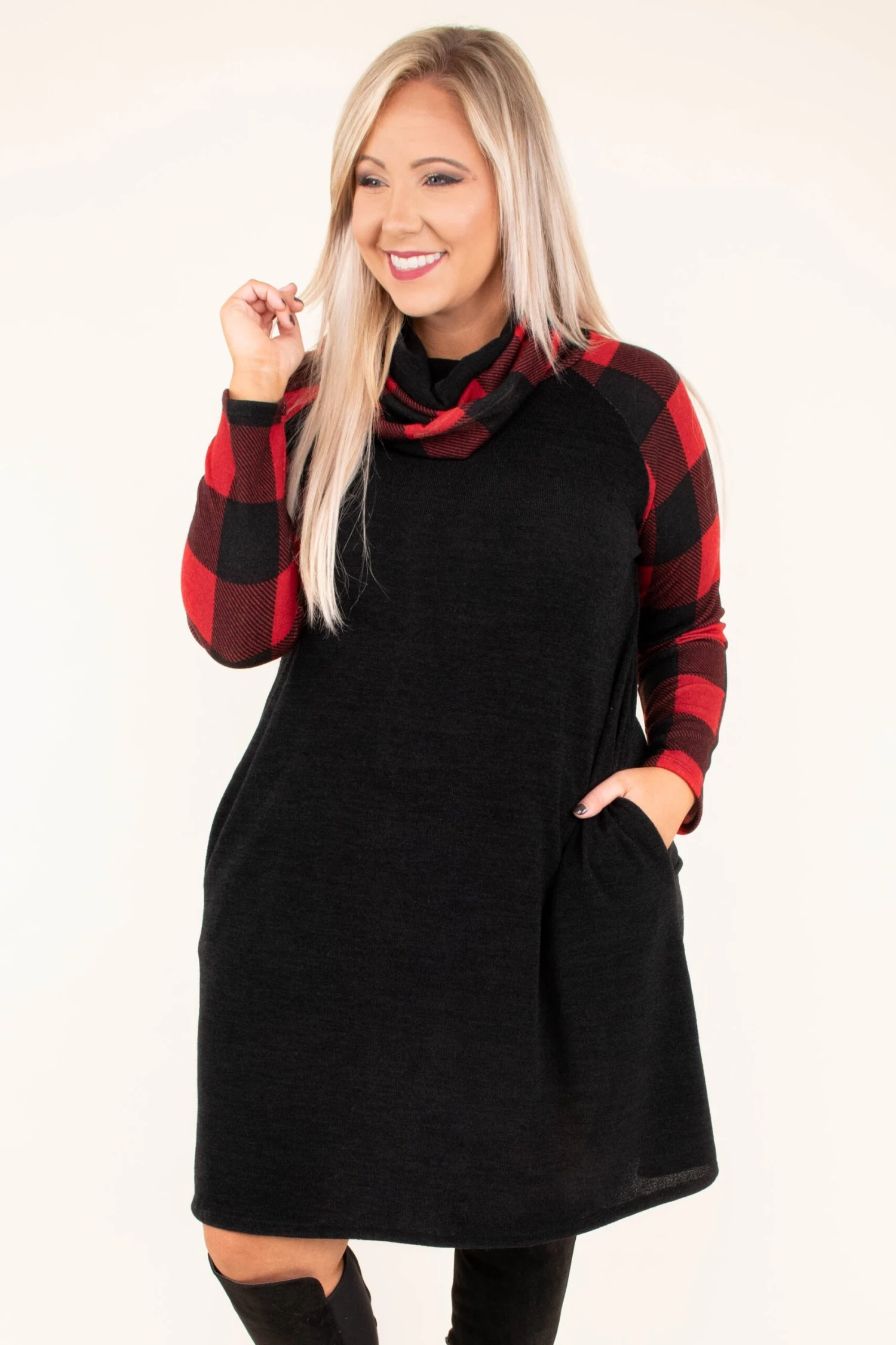 Cider In Aspen Dress, Red 3 Cider In Aspen Dress, Red