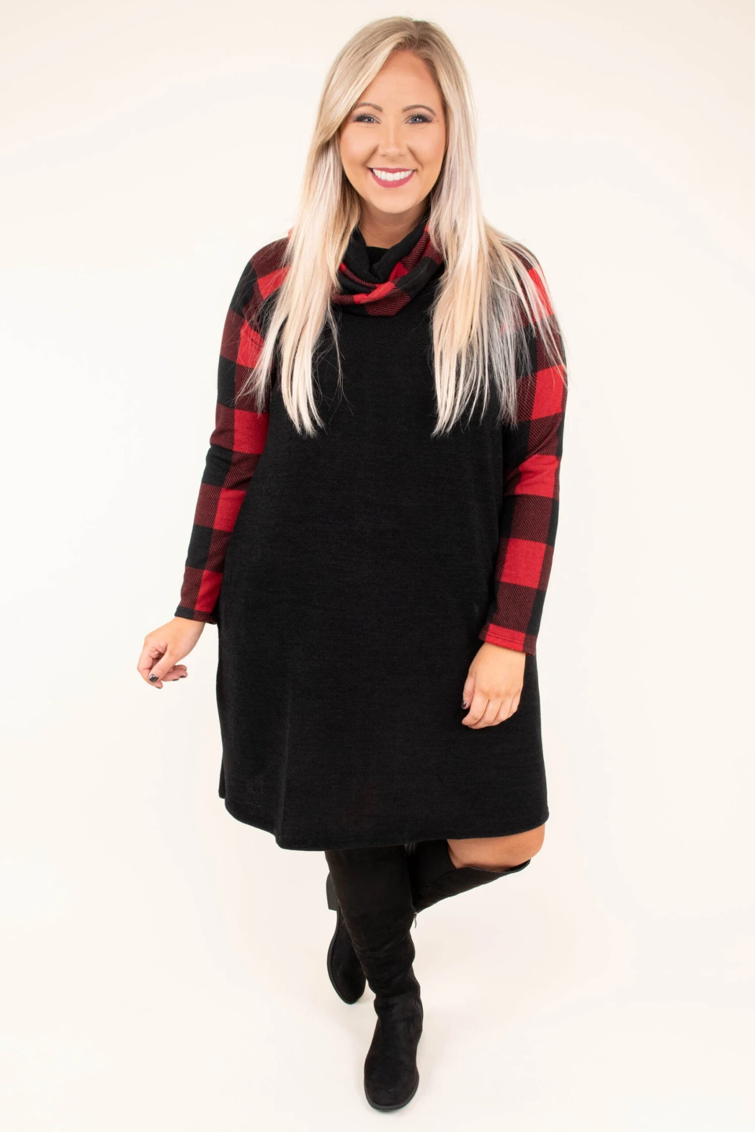 Cider In Aspen Dress, Red 4 Cider In Aspen Dress, Red - Image 2