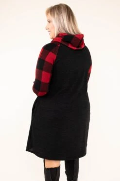 Cider In Aspen Dress, Red 10 Cider In Aspen Dress, Red -VogueBabe Store DSC9400