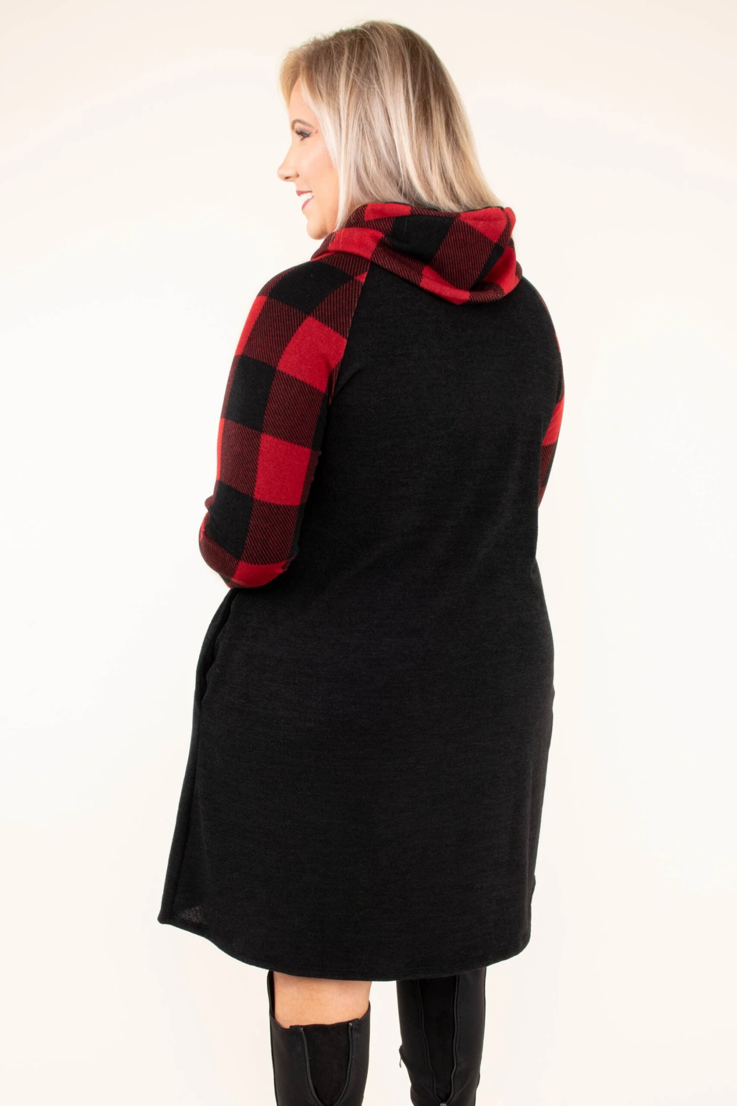 Cider In Aspen Dress, Red 6 Cider In Aspen Dress, Red - Image 4