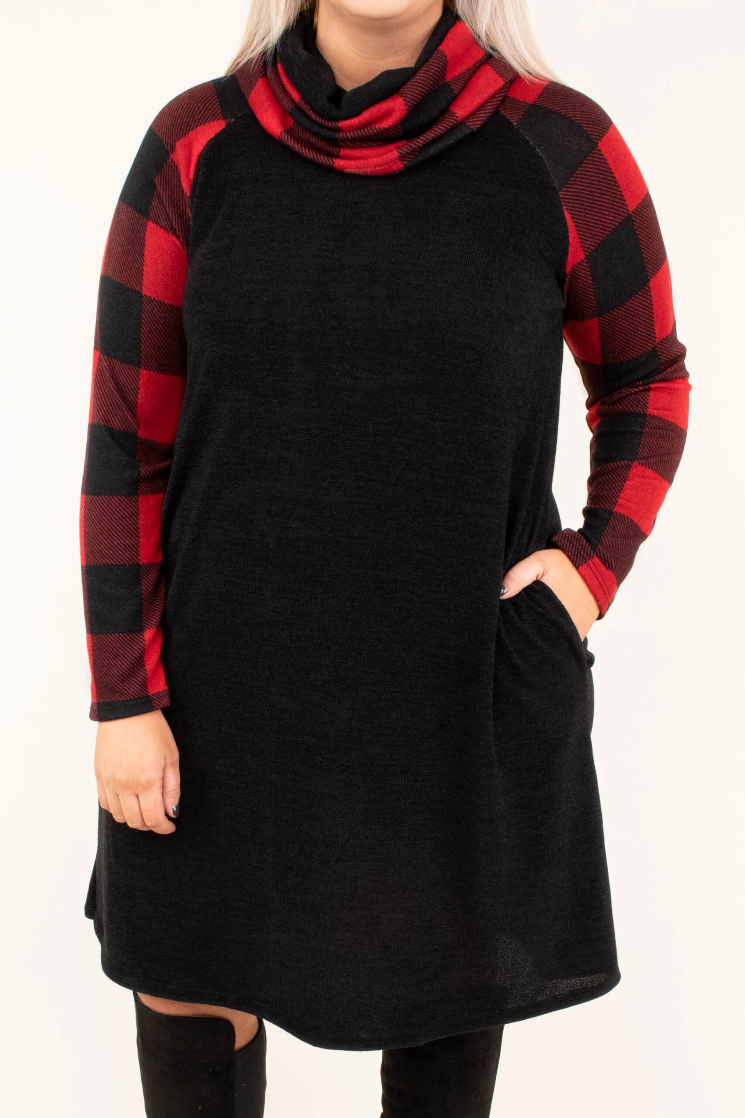 Cider In Aspen Dress, Red 5 Cider In Aspen Dress, Red - Image 3