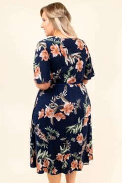 Traveling West Dress, Navy -VogueBabe Store DSC 0493 Edit