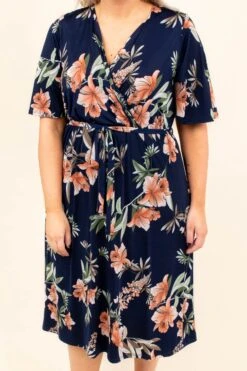 Traveling West Dress, Navy -VogueBabe Store DSC 0494 Edit