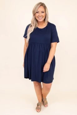 The Sawyer Dress, Navy 10 The Sawyer Dress, Navy -VogueBabe Store DSC 2151