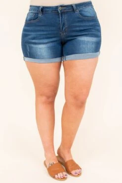 Time For Summer Shorts, Medium Wash -VogueBabe Store DSC 3309 Edit