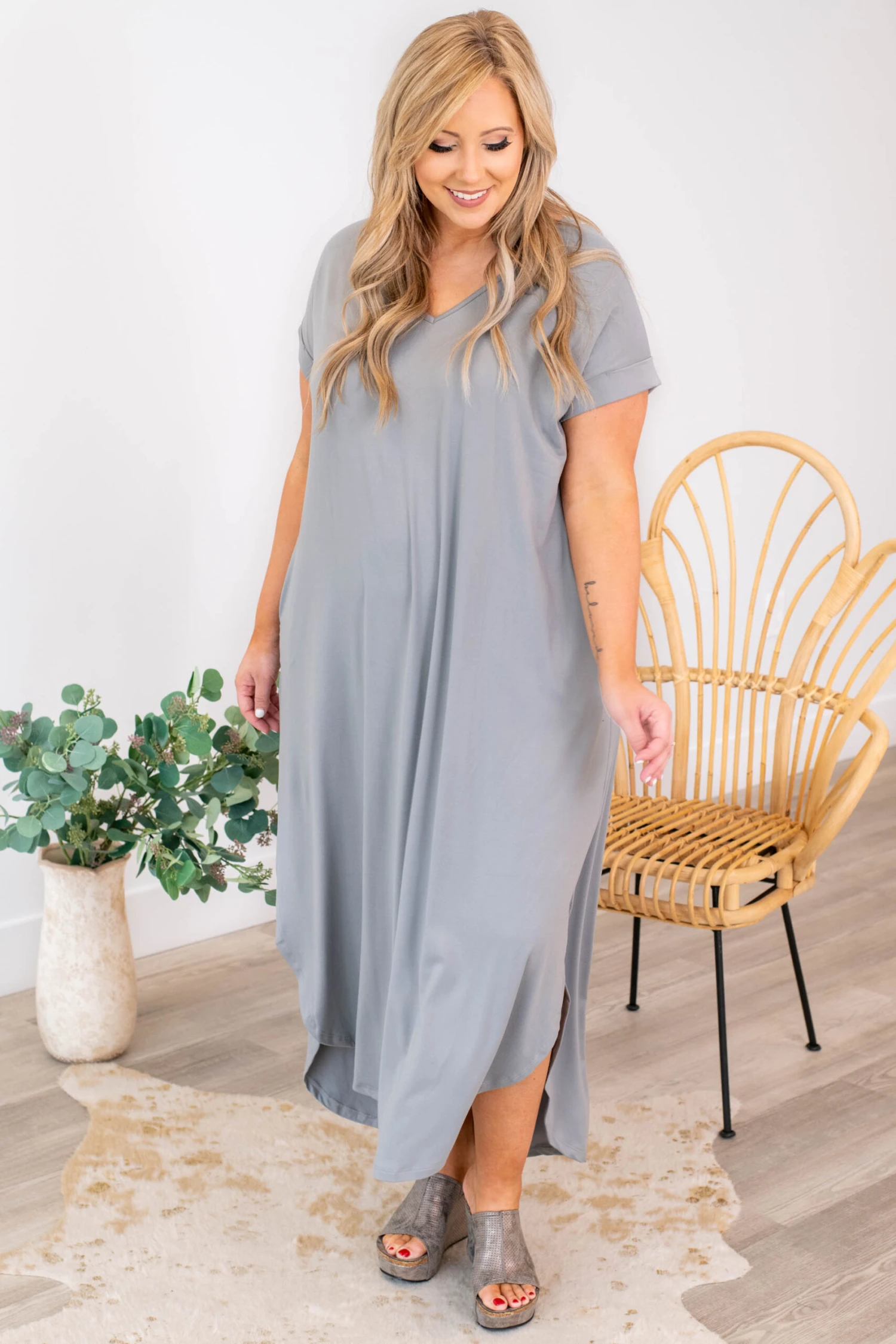 Crossroad Ahead Dress, Silver 5 Crossroad Ahead Dress, Silver - Image 3