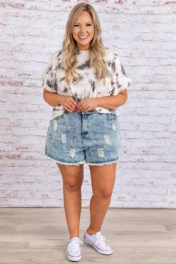 Beach Hangout Shorts, Denim -VogueBabe Store DSC 5075 bc7b61d1 d30b 4e09 a590 a3474ce0d29e