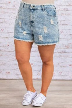 Beach Hangout Shorts, Denim