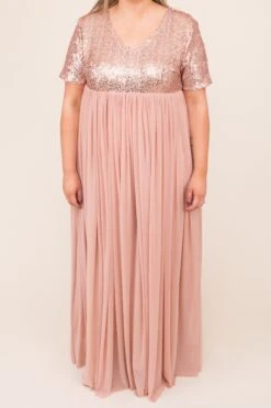 Shining Like A Diamond Dress, Rose Gold -VogueBabe Store DSC 8121 Edit bb5f1acc 060b 4264 b56a ddf234cb1bad