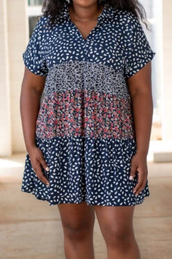 So Darling Dress, Navy -VogueBabe Store DSC 8866 d950e725 7440 4c7a b133 56ee07b85620