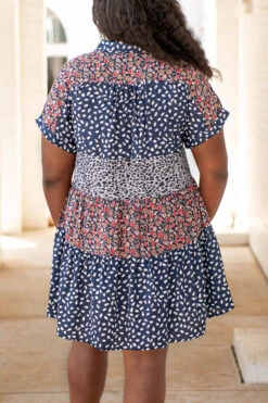 So Darling Dress, Navy -VogueBabe Store DSC 8867 95618c57 e027 4617 9cf4 d7ad34056e35