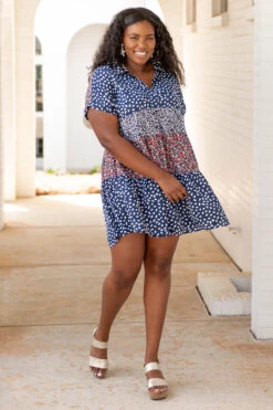 So Darling Dress, Navy -VogueBabe Store DSC 8876 2