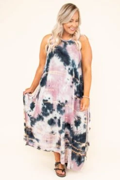 Sweet Visions Maxi Dress, Mauve