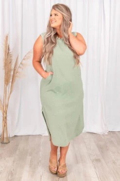 Popular Places Dress, Sage -VogueBabe Store DSC 9354 635a232f b3f6 4eb0 b98b 75cd6ee7c18e
