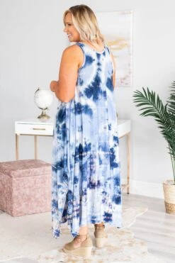 Sweet Visions Maxi Dress, Blue 10 Sweet Visions Maxi Dress, Blue -VogueBabe Store DSC 9962 Edit
