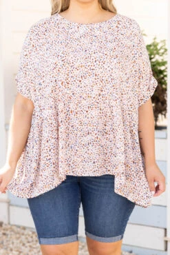 Different Perspectives Top, Blue Multi -VogueBabe Store DifferentPerspectivesTop BlueMulti 0831