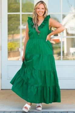 Don't Follow Me Dress, Green -VogueBabe Store Don tFollowMeDress Green 6