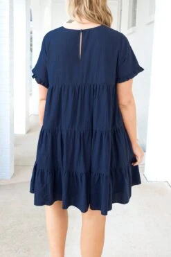 Dress Me Please Dress, Navy -VogueBabe Store DressMePleaseDress Navy 1