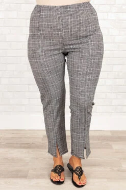 Easy To Miss Me Pants, Black-White -VogueBabe Store EasyToMissMePants Black White 0044