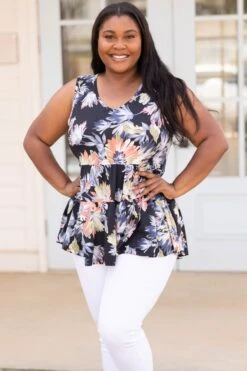 End Of The Night Top, Black