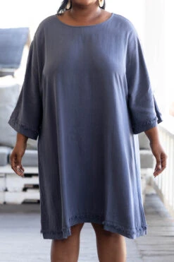 Everyday Magic Dress, Denim Blue -VogueBabe Store EverydayMagicDress DenimBlue