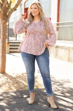 Cheer For Me Top, Pink -VogueBabe Store ExploreMoreTop Pink 2