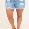 Favorite Remix Shorts, Light Blue -VogueBabe Store FavoriteRemixShorts LightBlue 9791