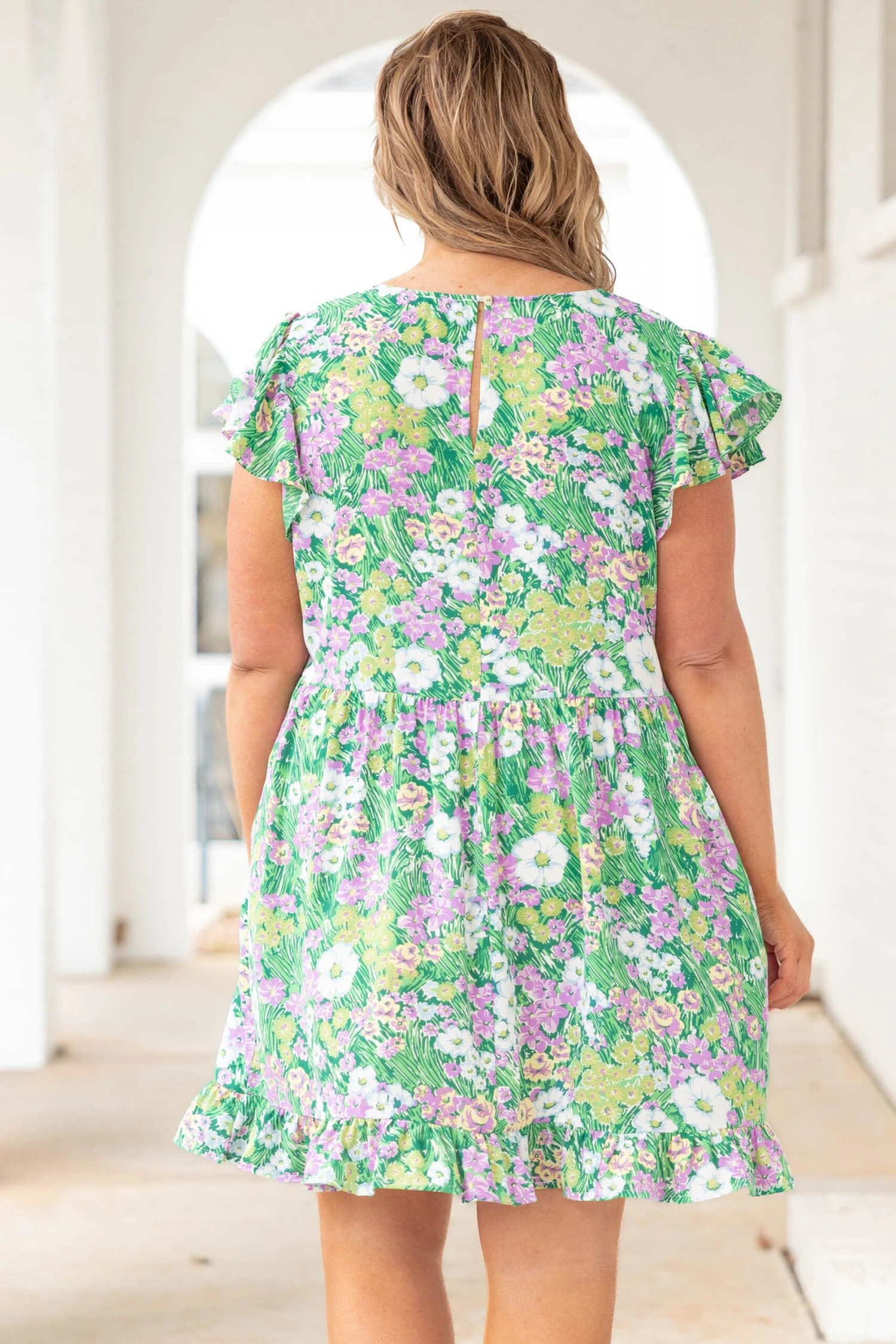 Feeling Trendy Dress, Green 7 Feeling Trendy Dress, Green - Image 5