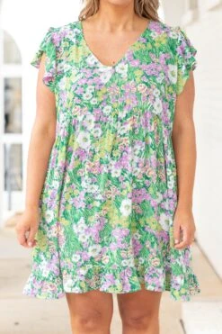 Feeling Trendy Dress, Green 11 Feeling Trendy Dress, Green -VogueBabe Store FeelingTrendyDress Green 8733