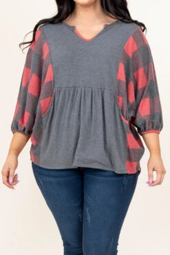 Finding Beauty Top, Red 11 Finding Beauty Top, Red -VogueBabe Store FindingBeautyTop Red 1374