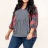 Finding Beauty Top, Red -VogueBabe Store FindingBeautyTop Red 2