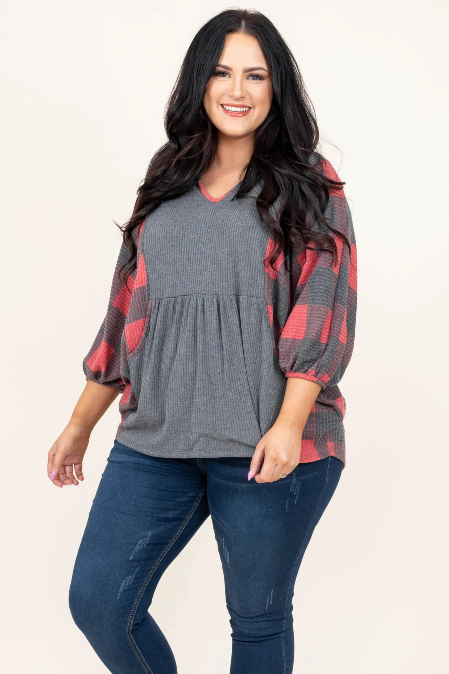 Finding Beauty Top, Red 3 Finding Beauty Top, Red