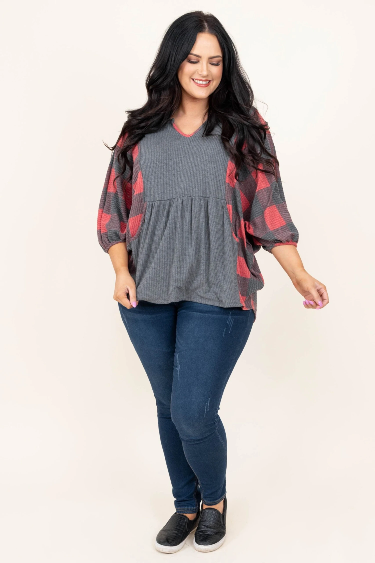 Finding Beauty Top, Red 4 Finding Beauty Top, Red - Image 2