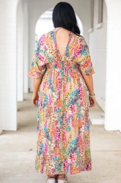 Flow With The Wind Maxi Dress, Taupe -VogueBabe Store FlowWithTheWindMaxiDress Taupe 9961