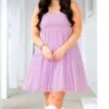 Flower Petals Dress, Lavender