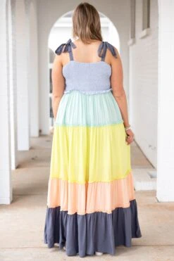 Fly Away Dress, Blue Ink -VogueBabe Store FlyAwayDress BlueInk 1964