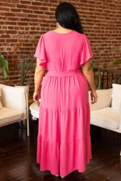 Forever In My Heart Dress, Pink -VogueBabe Store ForeverInMyHeartDress Pink 0701